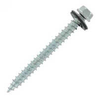 1/4 X 4 HEX LAG SCREW 1" OD STL BACK NEOPRENE  ZIN